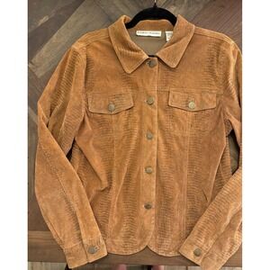 Bamboo Trader's Women's Jacket Brown Snake Like Size M‎